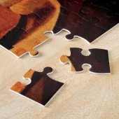 Nog steeds Pet met een levende gele riem van Vince Legpuzzel (Zijkant)