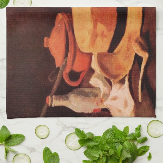 Nog steeds Pet met een levende gele riem van Vince Theedoek (Gevouwen)