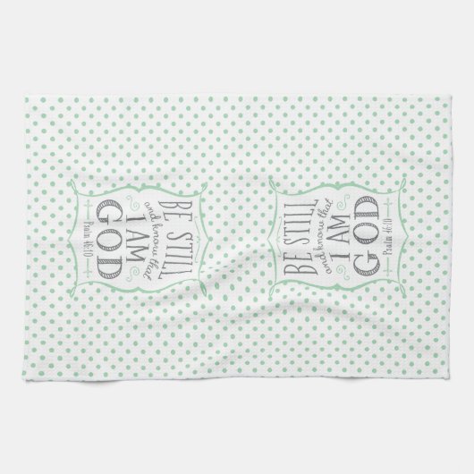 Nog steeds Polka Dot Kitchen Towel Theedoek (Horizontaal)