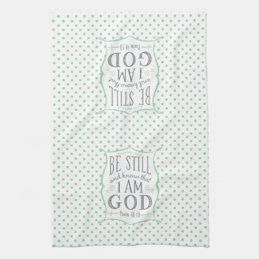 Nog steeds Polka Dot Kitchen Towel Theedoek (Verticaal)