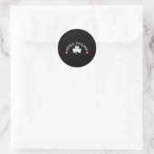 Nog steeds Pools met Shamrock Saint Patricks Day _ Ronde Sticker (Tas)