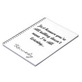 Nog steeds praten over Kantoor | Sassy Humor Cute  Notitieboek (Linkerzijde)