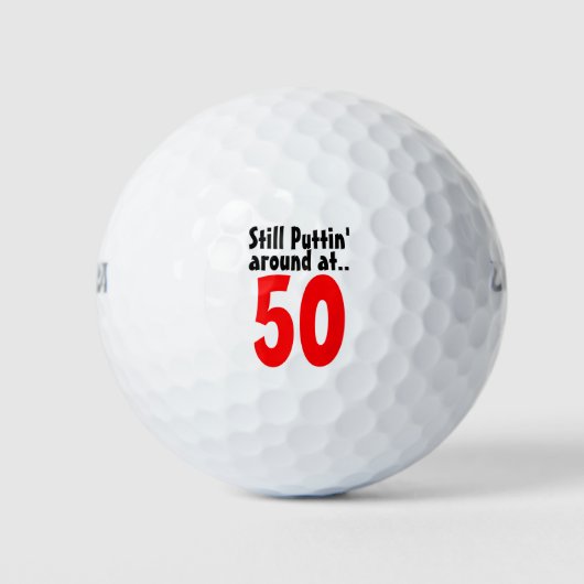 Nog steeds puttin golfballen (Voorkant)