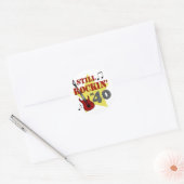 Nog steeds Rockin op 40 Ronde Sticker (Envelop)