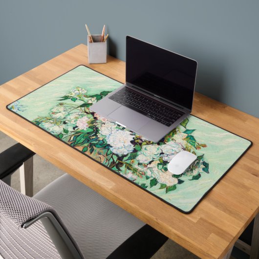 Nog steeds Rozen in een Vase door Vincent van Gogh Bureaumat (Kantoor 2)