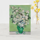 Nog steeds Rozen in een Vase door Vincent van Gogh Kaart (Gele Bloem)
