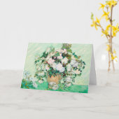 Nog steeds Rozen in een Vase door Vincent van Gogh Kaart (Gele Bloem)