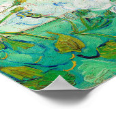 Nog steeds Rozen in een Vase door Vincent van Gogh Poster (Hoek)