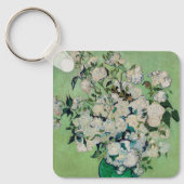 Nog steeds Rozen in een Vase door Vincent van Gogh Sleutelhanger (Voorkant)