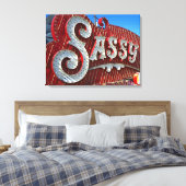 Nog steeds Sassy 1980 Canvas Afdruk (Insitu (Slaapkamer))