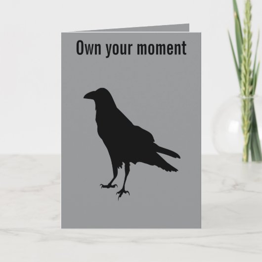 Nog steeds Shadow Raven in profiel Kaart (Voorkant)