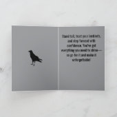 Nog steeds Shadow Raven in profiel Kaart (Binnen)