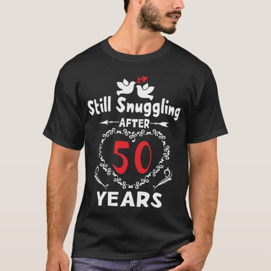 Nog steeds snurken na 50 jaar. 50e Jubileum T-shirt (Voorkant)