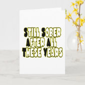 Nog steeds Sober Kaart (Gele Bloem)