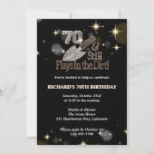 Nog steeds speelt in Dirt Gardening 70th Birthday  Kaart (Voorkant)