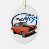 Nog steeds speelt met Camaros Keramisch Ornament (Rechts)