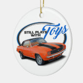 Nog steeds speelt met Camaros Keramisch Ornament (Links)