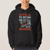 Nog steeds spelen met blokken Mechanics Hoodie (Voorkant)