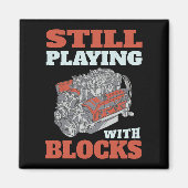 Nog steeds spelen met blokken Mechanics Magneet (Voorkant)