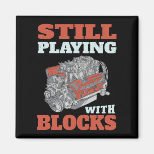 Nog steeds spelen met blokken Mechanics Magneet