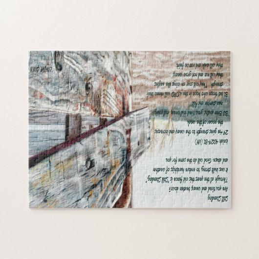 Nog steeds staande puzzel legpuzzel (Horizontaal)