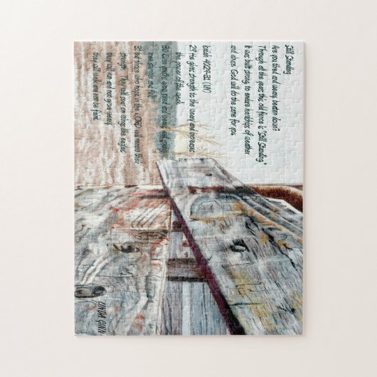 Nog steeds staande puzzel legpuzzel (Verticaal)