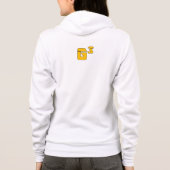 NOG STEEDS STAANDE Vrouwen Full-Zip Hoodie (Achterkant)