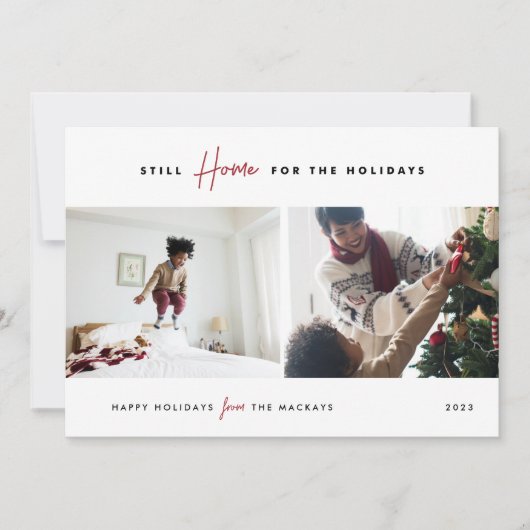 Nog steeds startpunt voor de Feestdagen | Foto Fun Feestdagenkaart (Voorkant)