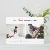 Nog steeds startpunt voor de Feestdagen | Foto Fun Feestdagenkaart (Staand voorkant)