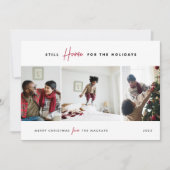 Nog steeds startpunt voor de Feestdagen| Funny 3 F Feestdagenkaart (Voorkant)