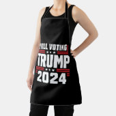 Nog steeds stemmende Trump 2024 Patriottische Amer Schort