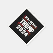 Nog steeds stemmende Trump 2024 Patriottische Amer Servet (Hoek)