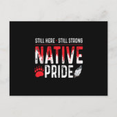 Nog steeds sterke inheemse Amerikaanse inheemse tr Aankondigingskaart (Voorkant)