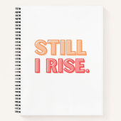 Nog steeds stijgt ik Notitieboek (Voorkant)