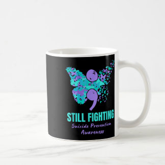 Nog steeds strijd tegen zelfmoordpreventie bewustw koffiemok