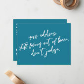 Nog steeds uit de bus, rechter de Kaart van Mozaïe Notitiekaartje (Voorkant / Achterkant in situ)