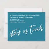 Nog steeds uit de bus, rechter de Kaart van Mozaïe Notitiekaartje (Achterkant)