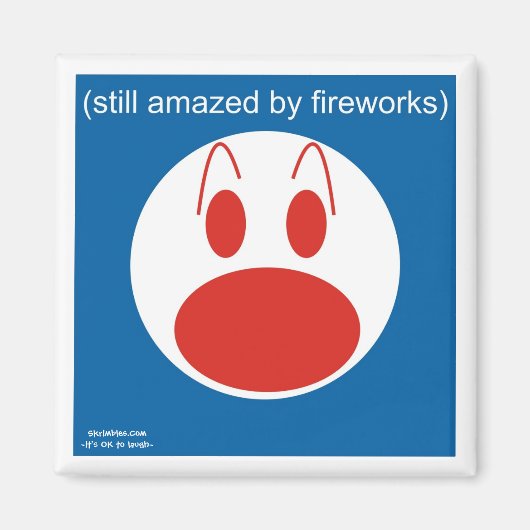 Nog steeds verbaasd over vuurwerk magneet (Voorkant)