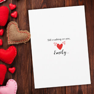 Nog steeds verliefd op jou Gelukkige Valentijnsdag Feestdagenkaart