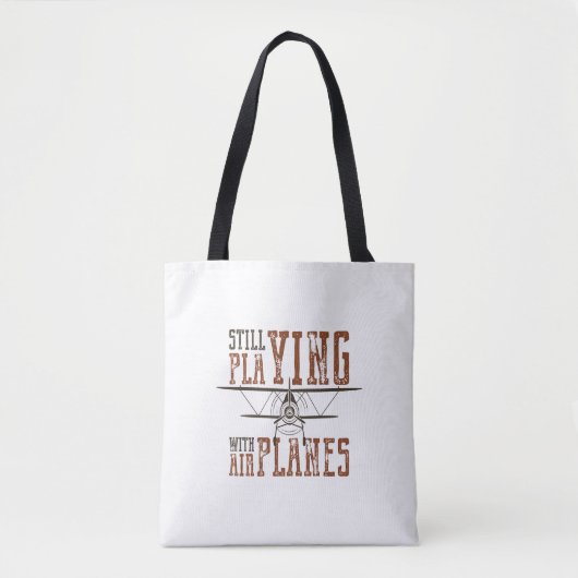 nog steeds vliegen met vliegtuigen tote bag (Voorkant)