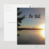 Nog steeds vreedzaam Citaat Zonnemeer Briefkaart (Voorkant / Achterkant)