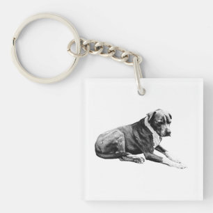 Nog steeds vriend, subtiele textuur sleutelhanger