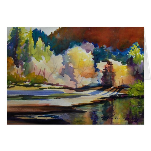 "Nog steeds water op Yosemite" (Voorkant Horizontaal)