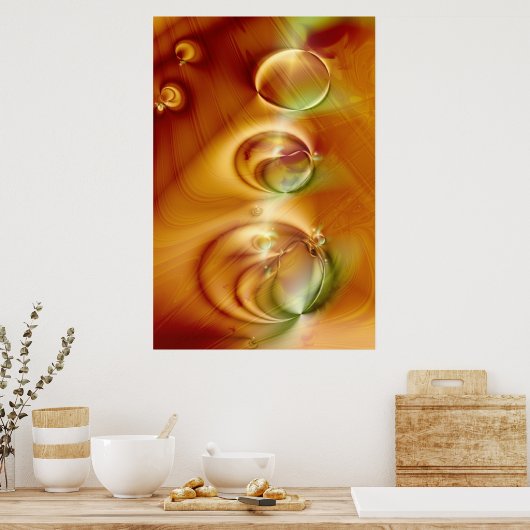 Nog steeds water. poster (Keuken)