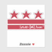 Nog steeds [wij] stijgen sticker (Vel)