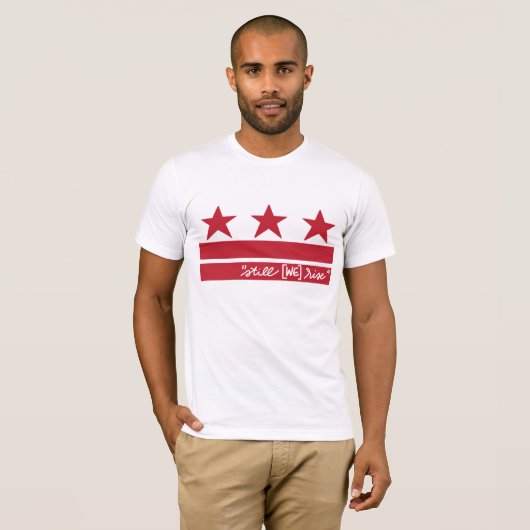 Nog steeds [wij] stijgen t-shirt (Voorkant volledig)