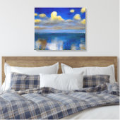 Nog steeds Zee | Emil Nolde | Canvas Afdruk (Insitu (Slaapkamer))