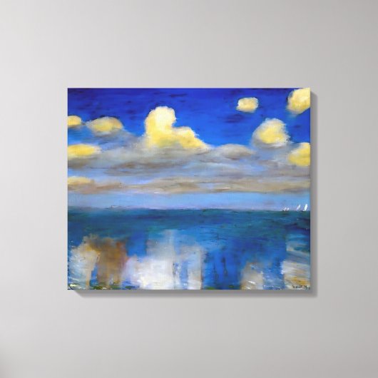 Nog steeds Zee | Emil Nolde | Canvas Afdruk (Voorkant)