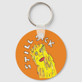 Nog steeds ziek Chronic Disease awareness key Ring Sleutelhanger (Achterkant)