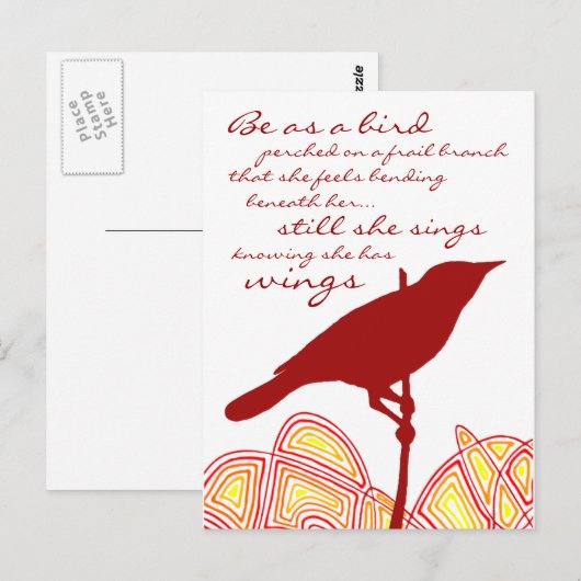 Nog steeds zingt ze briefkaart (Voorkant / Achterkant)